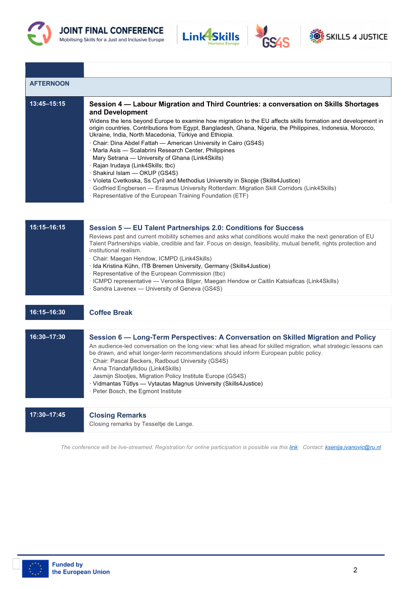 Final Conference Programme 2